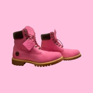 Breast Cancer Awareness Timberlands